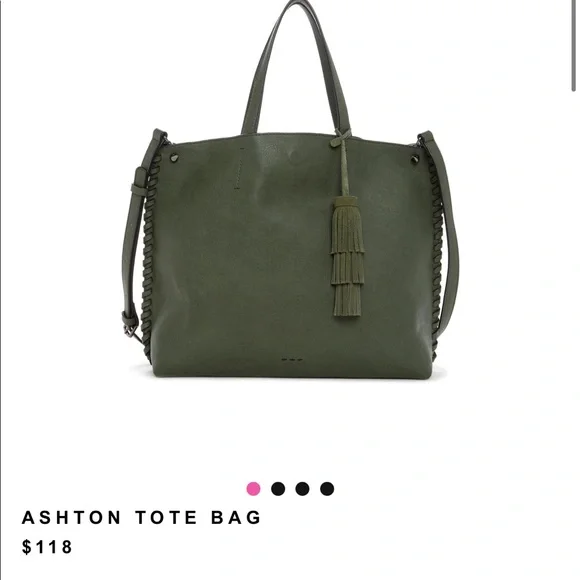 ASHTON TOTE BAG olive color - Picture 8 of 12